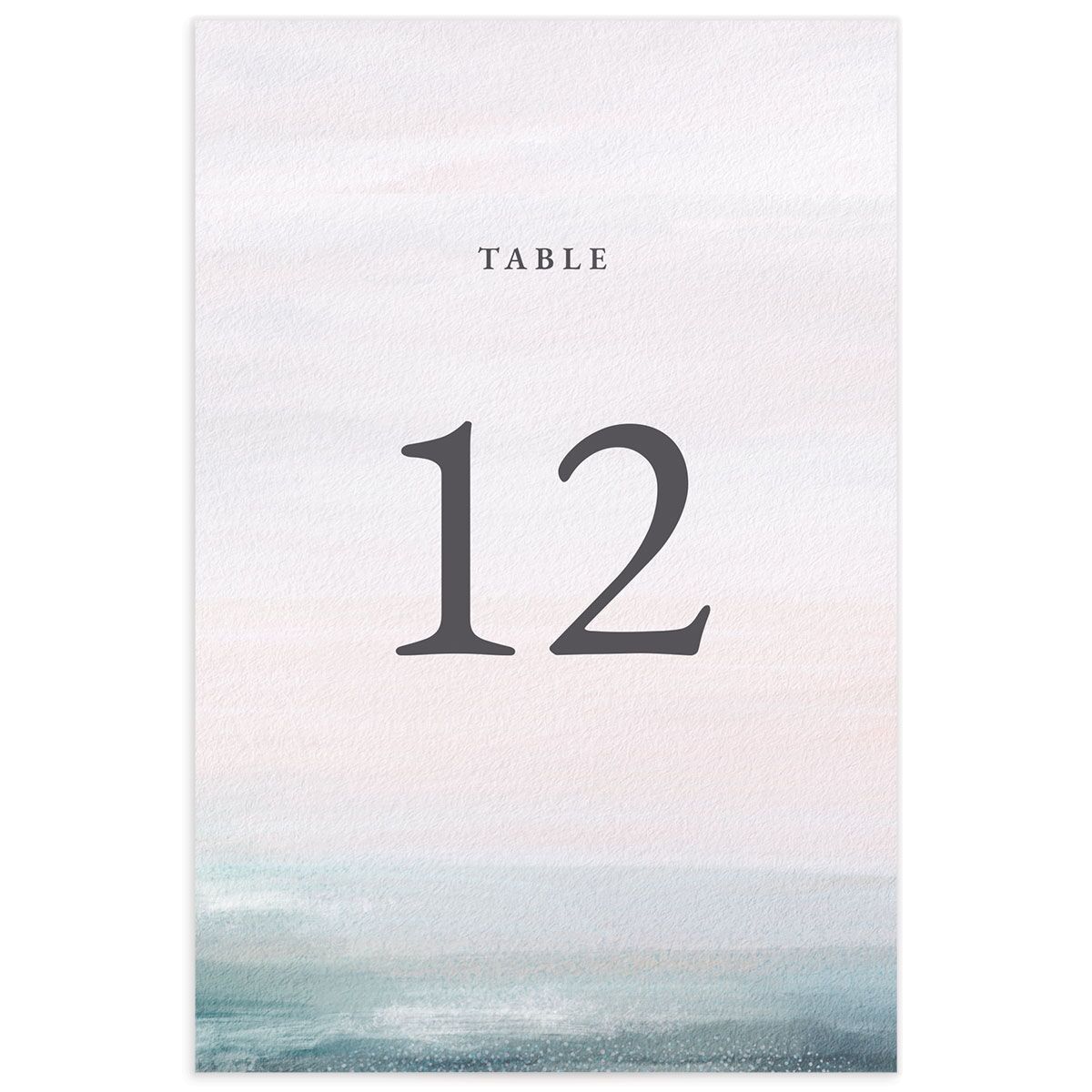 Abstract Beach Table Numbers