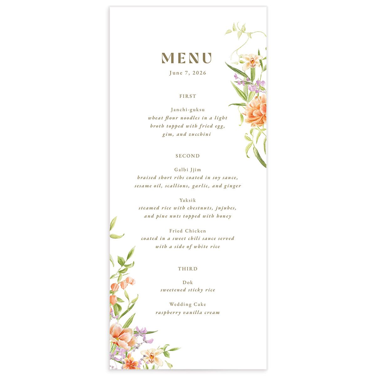 Bom Bloom Menus