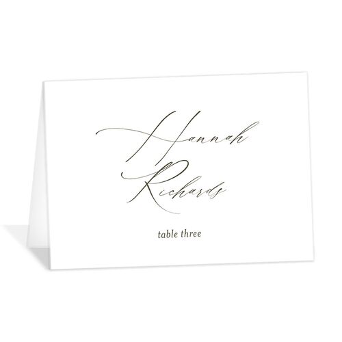 Ornate Leaves Place Cards - 