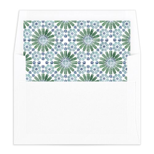 Talavera Tile Standard Envelope Liners Standard Navy