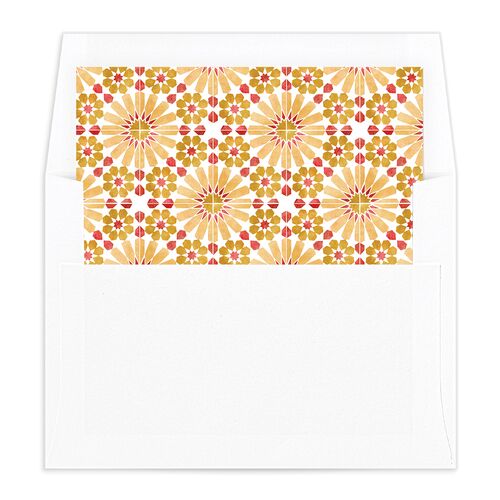 Talavera Tile Standard Envelope Liners Standard Ruby