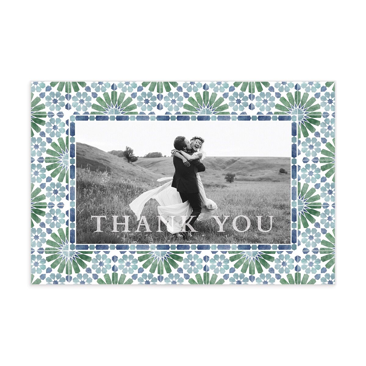Talavera Tile Thank You Postcards