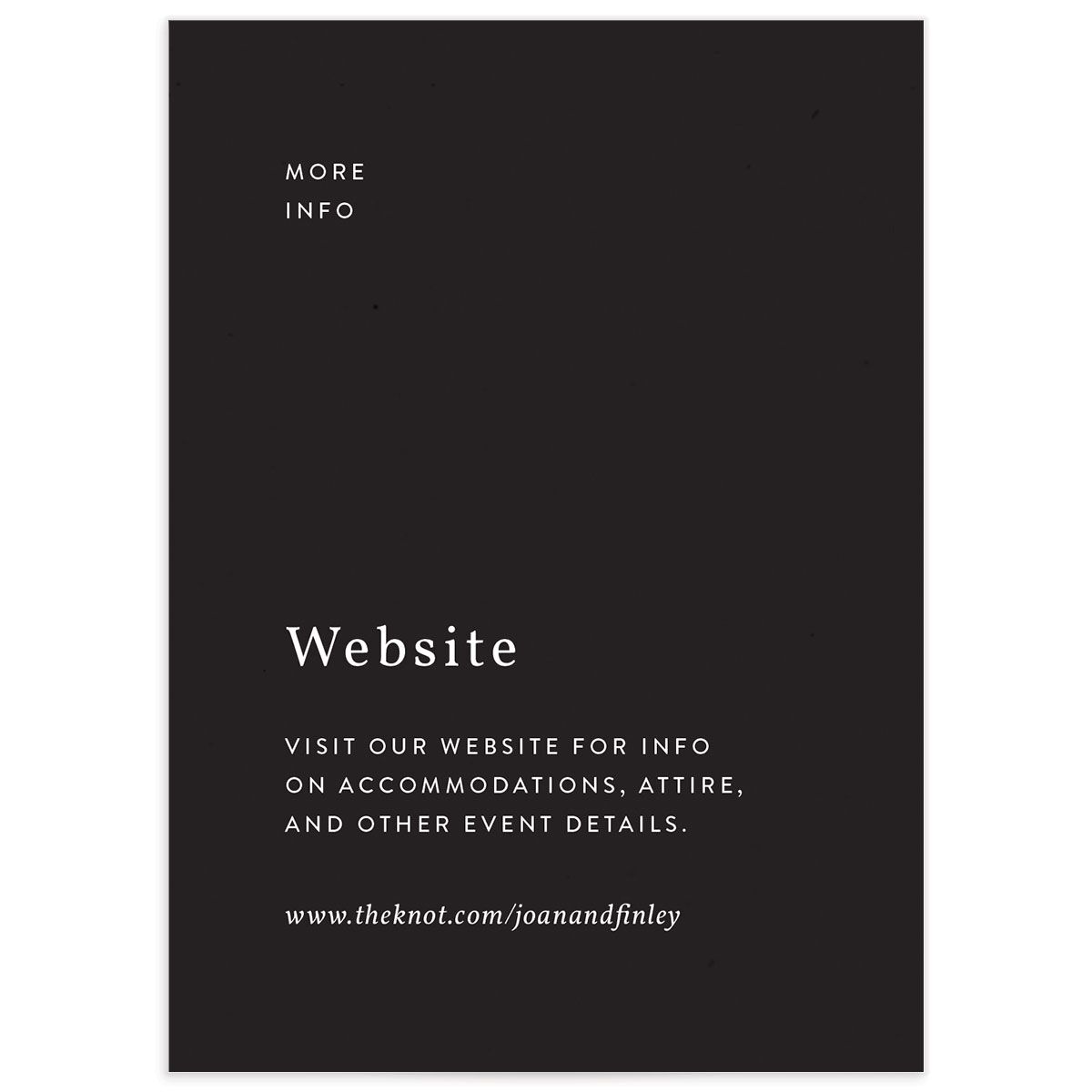 Modern Lens Wedding Enclosure Cards