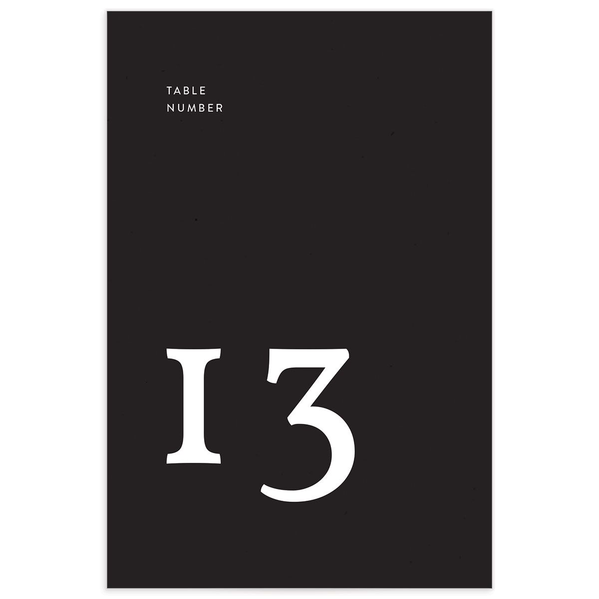 Modern Lens Table Numbers