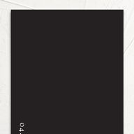 Modern Lens Wedding Invitations Licorice Signature No