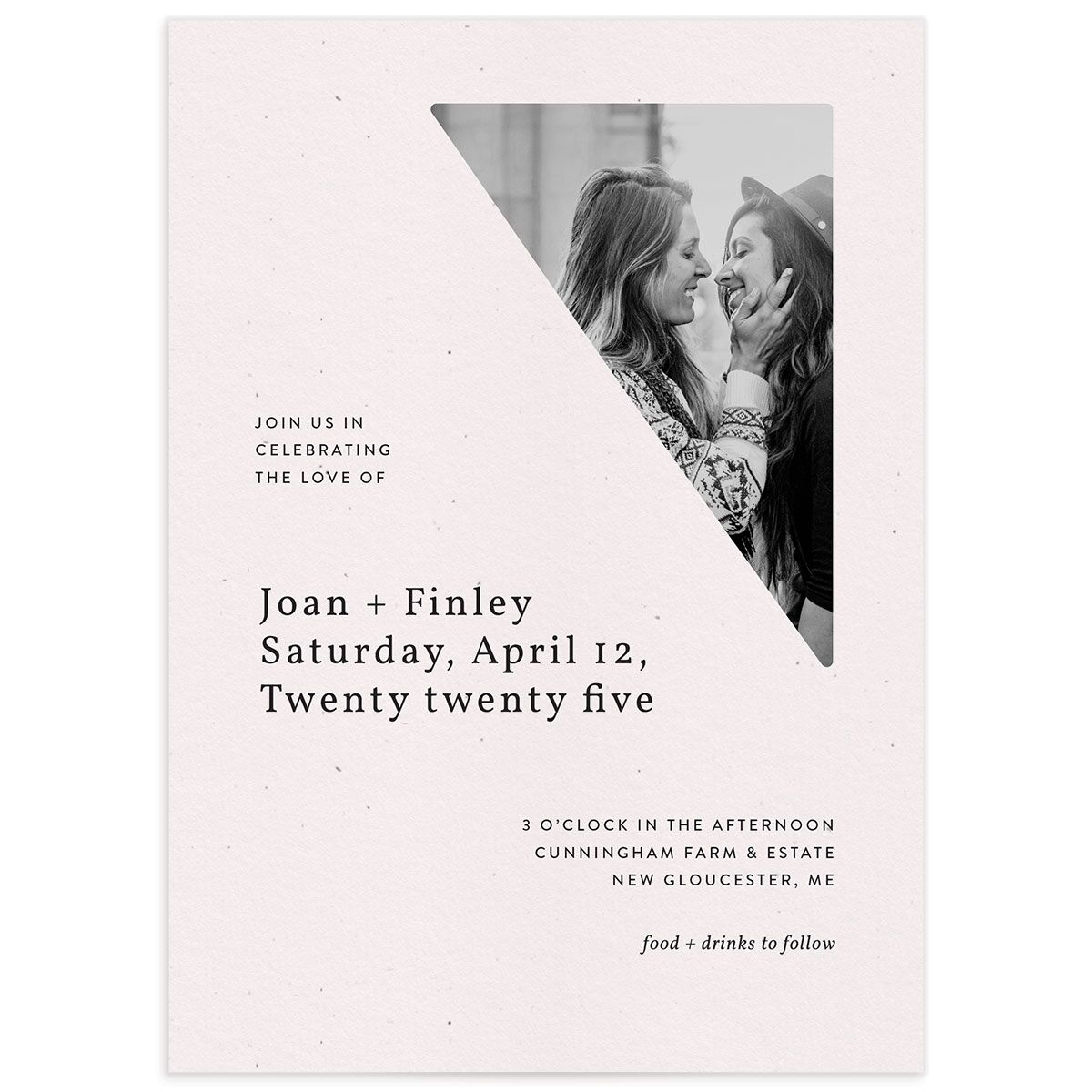 Modern Lens Wedding Invitations