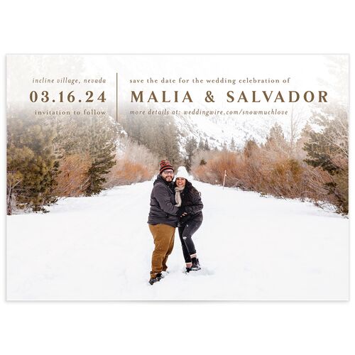 Storybook Mountaintop Save the Date Cards