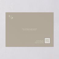 You and Me Save the Date Cards Fawn Signature smooth Blank No Standard