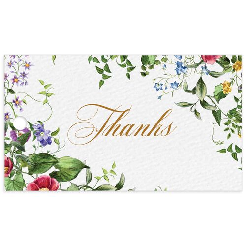 Opulent Garden Favor Gift Tags - 