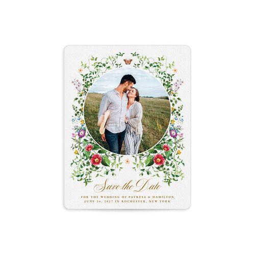 Opulent Garden Save The Date Magnets