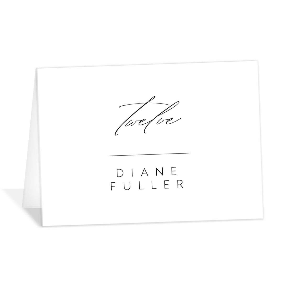 Chic Minimalism Place Cards