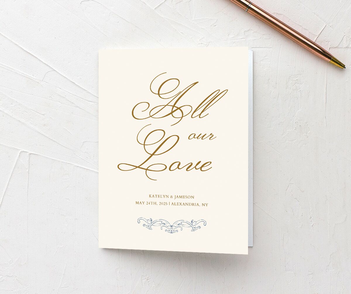 Romantic Rococo Thank You Cards — view 1