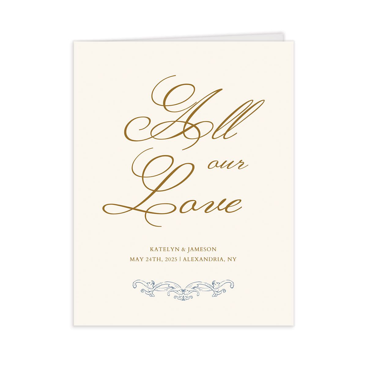 Romantic Rococo Thank You Cards