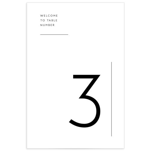 Contemporary Grace Table Numbers
