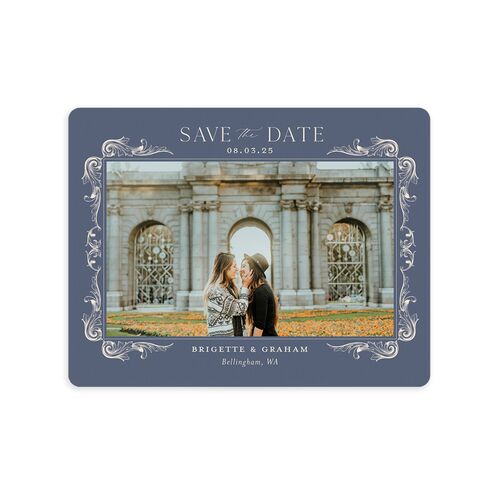 Vintage Ornate Frame Save The Date Magnets