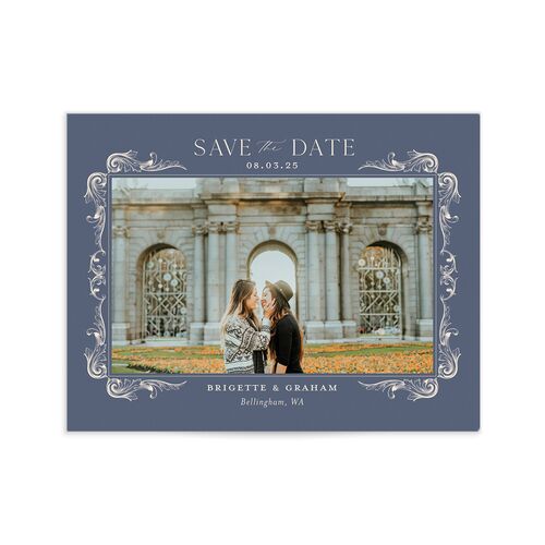 Vintage Ornate Frame Save the Date Petite Cards