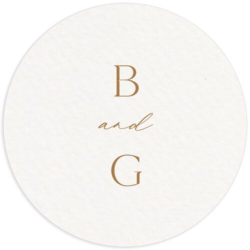 Vintage Ornate Frame Wedding Stickers - 