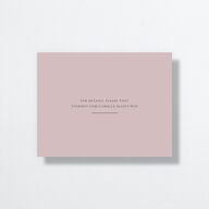 Floral Monogram Save the Date Petite Cards Rose Quartz Signature smooth No Standard