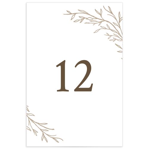 Rustic Branches Table Numbers - 