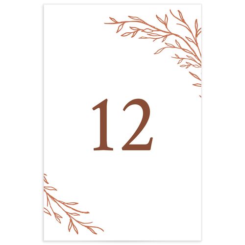 Rustic Branches Table Numbers