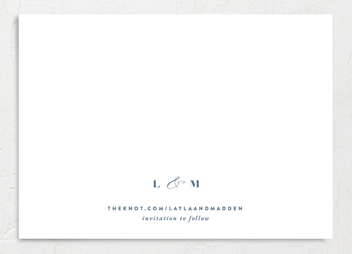 Rustic Greenery Save The Date Cards Cornflower Signature smooth No