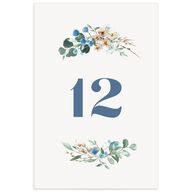 Rustic Greenery Table Numbers Cornflower Signature