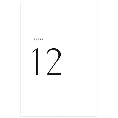 Timeless Elegance Table Numbers - 