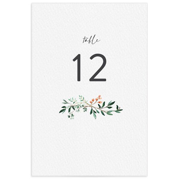 Rustic Arch Table Numbers Forest Signature