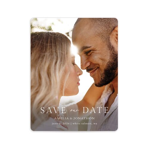 Wild Daisies Save The Date Magnets
