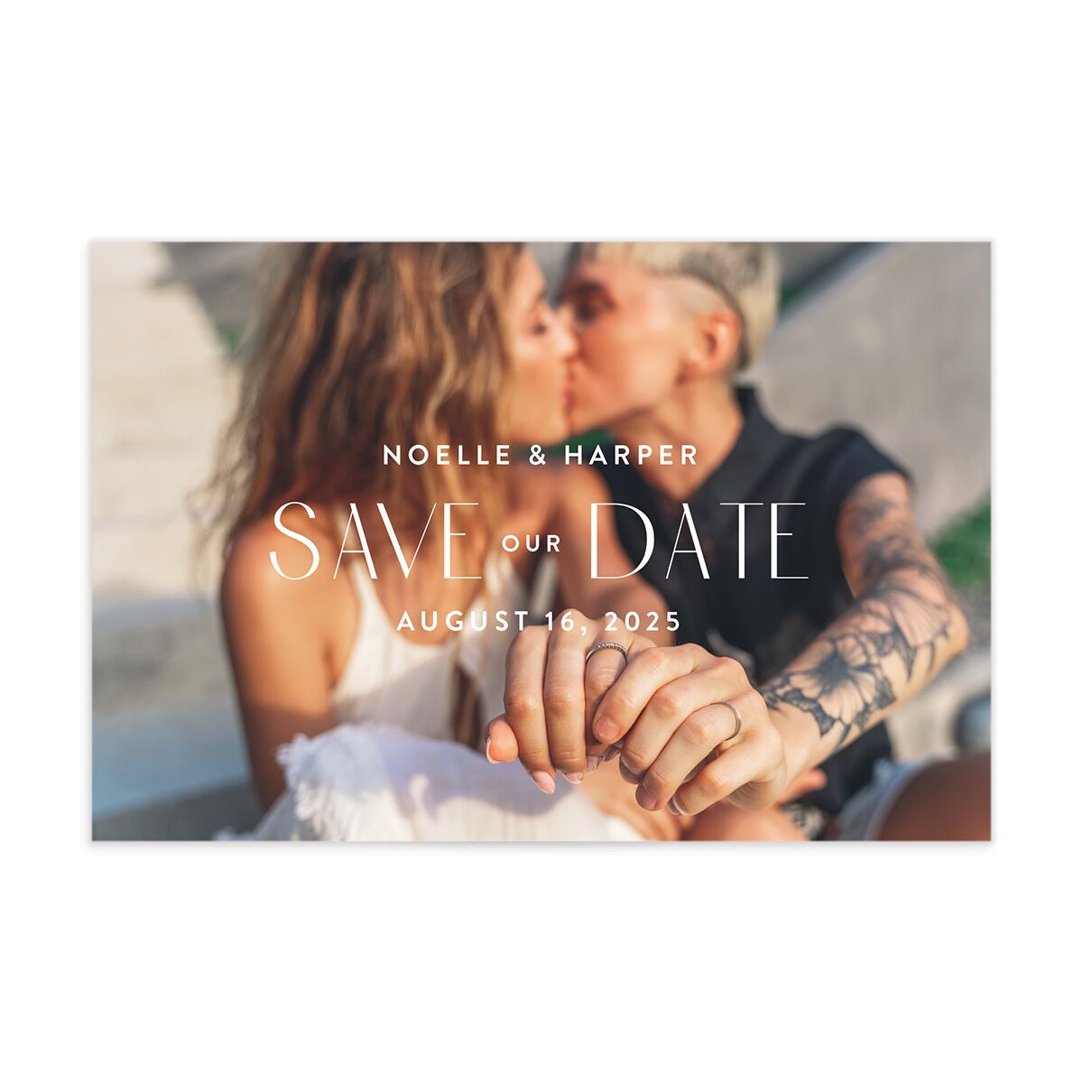 Vintage Nouveau Save The Date Postcards