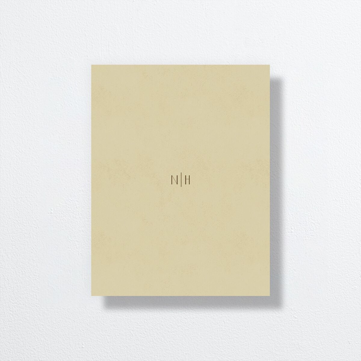 Vintage Nouveau Save the Date Petite Cards Pear Signature smooth No Standard