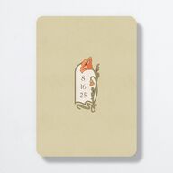 Vintage Nouveau Wedding Invitations Pear Signature No Rounded