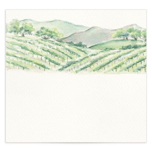 Blissful Vineyards Envelope Liners