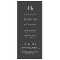 Vintage Deco Wedding Programs Gold Charcoal Signature