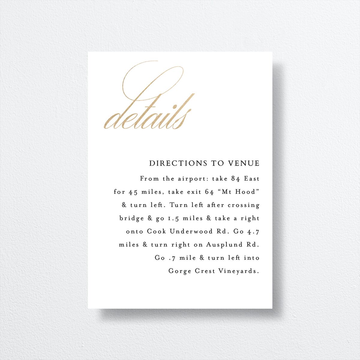 Joyful Day Wedding Enclosure Cards — view 1