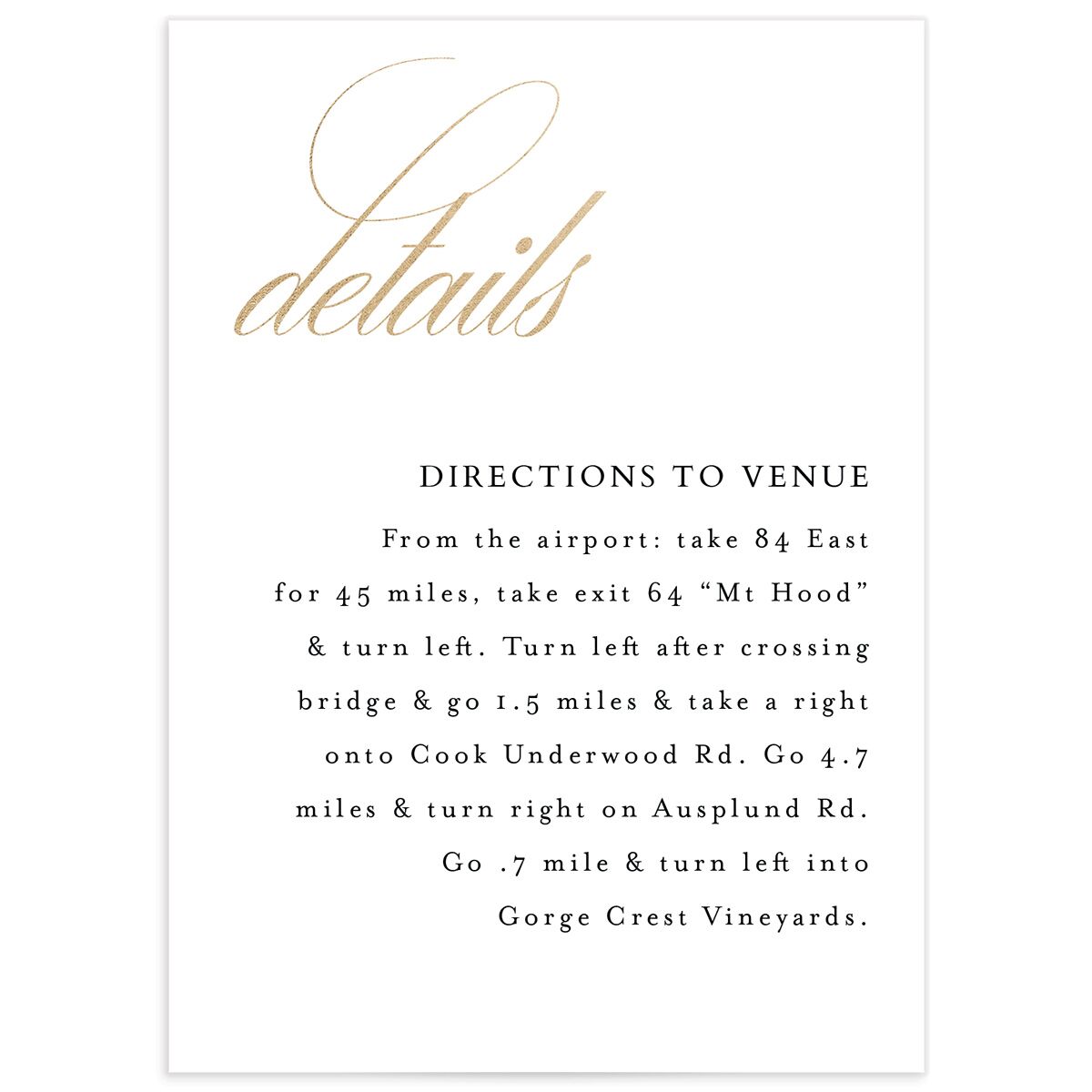 Joyful Day Wedding Enclosure Cards