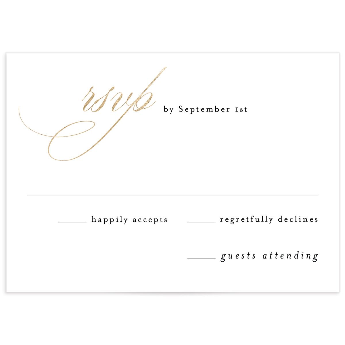 Joyful Day Wedding Response Cards