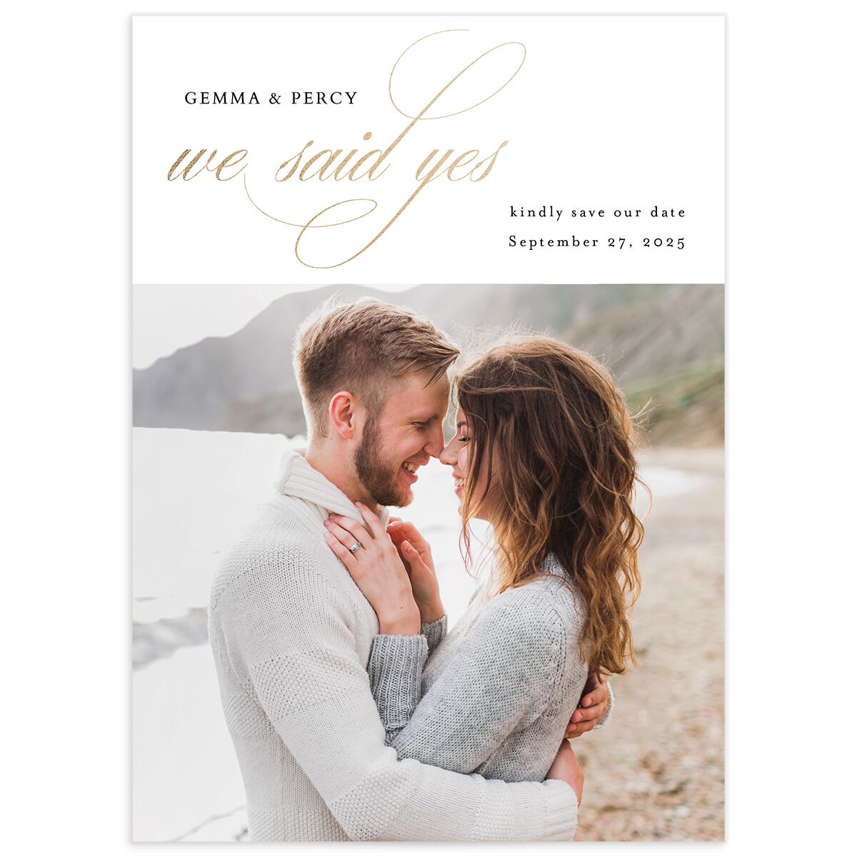 Joyful Day Save The Date Cards