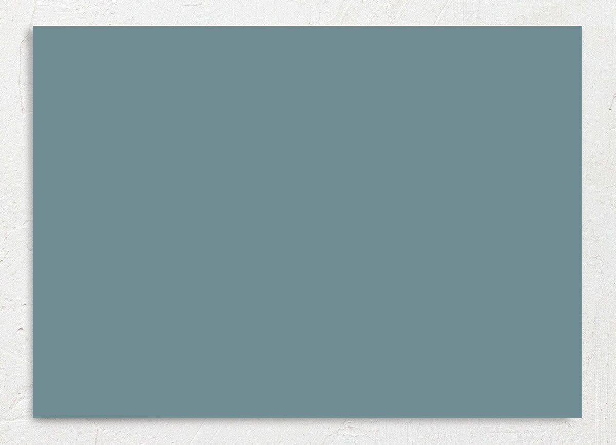 Contemporary Floral Bridal Shower Invitations Dusty Blue Signature