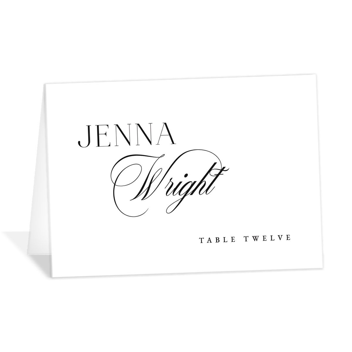 Elevated Simplicity Place Cards