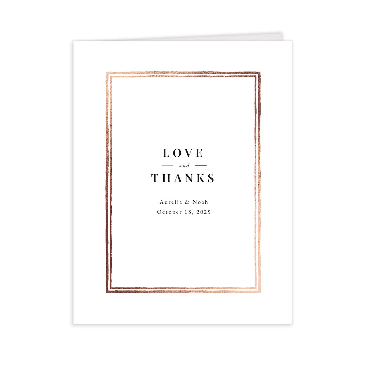 Accent Frame Thank You Cards