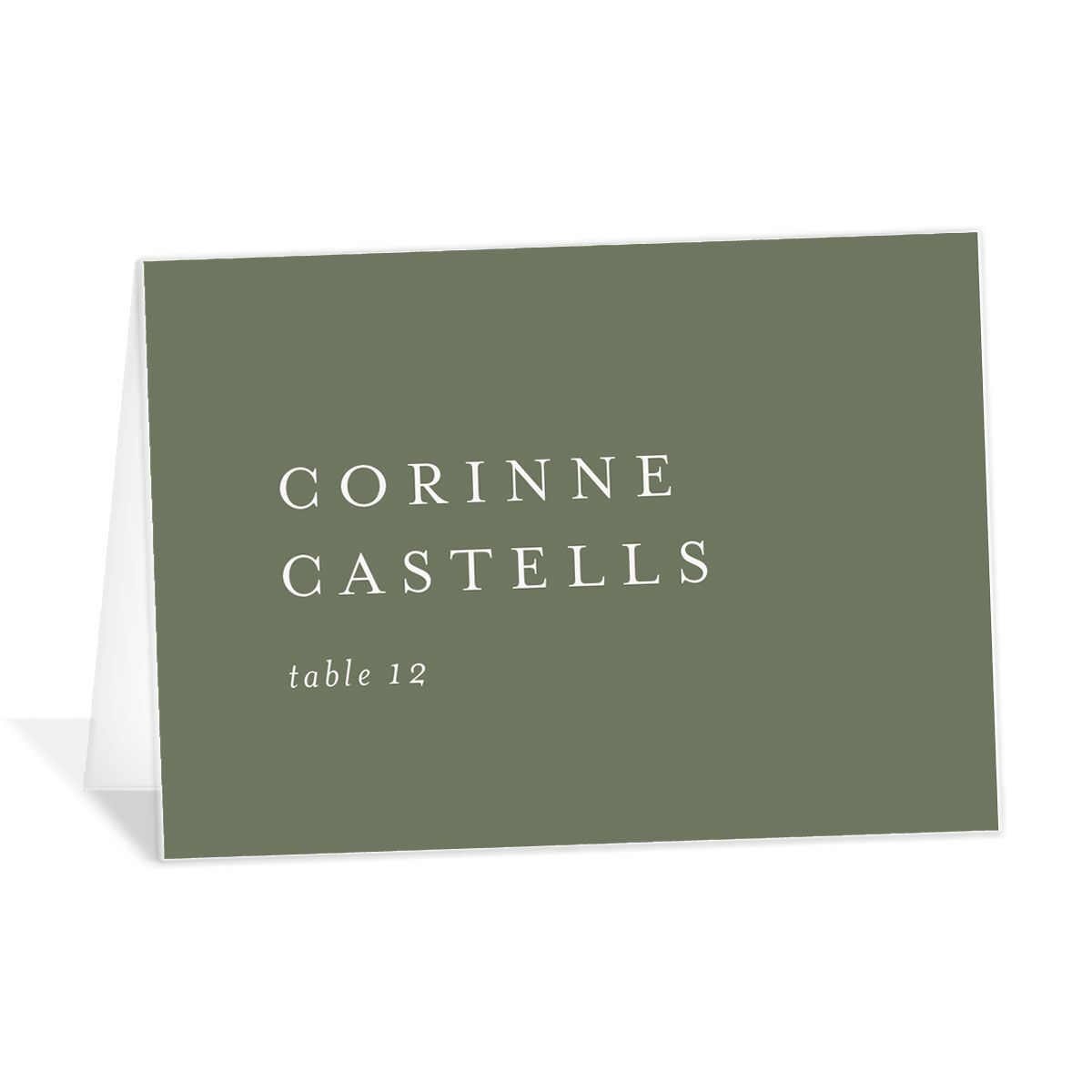 Timeless Flora Place Cards