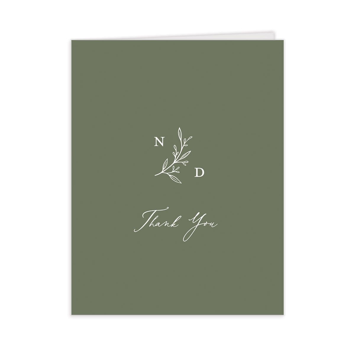 Timeless Flora Thank You Cards