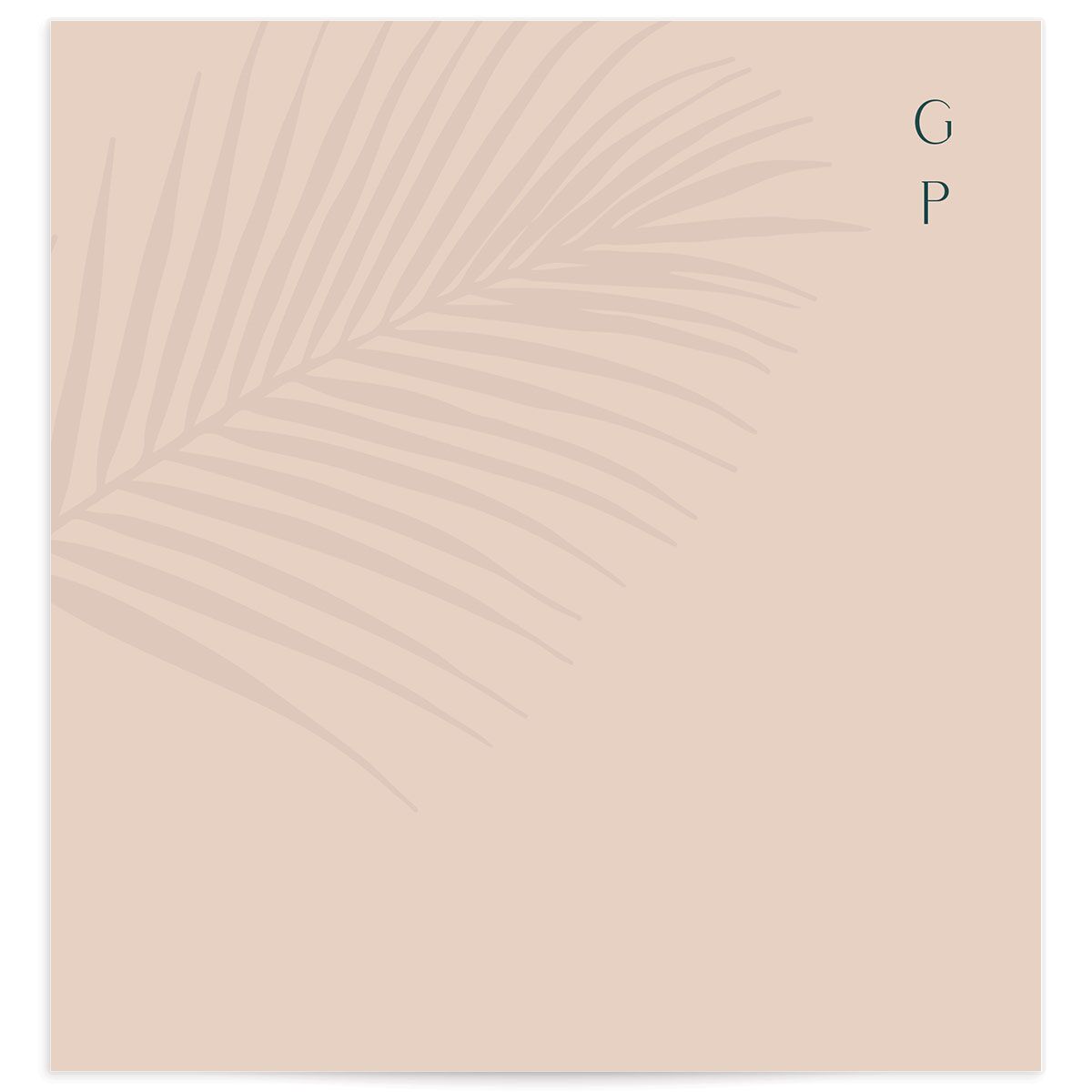 Lavish Palm Standard Envelope Liners