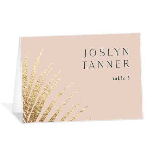 Lavish Palm Place Cards - 