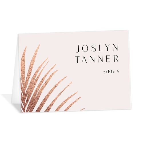 Lavish Palm Place Cards - 