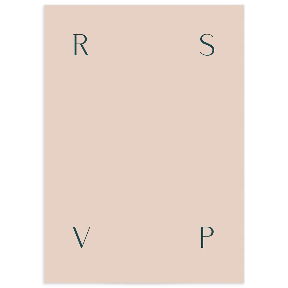 Lavish Palm Wedding Response Cards back