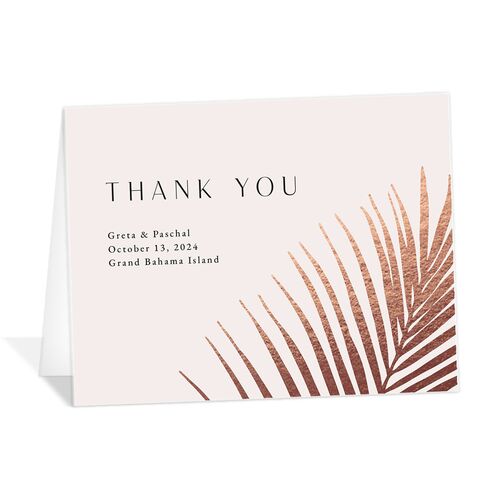 Lavish Palm Thank You Cards - 
