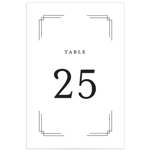 Light Frame Table Numbers - 