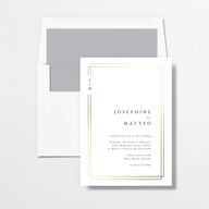 Double Frame Standard Envelope Liners Standard Pure White